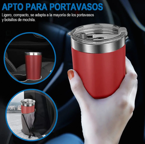 Tazza termica Vanow da 20oz in acciaio inossidabile con cannuccia e spazzolino, senza BPA, isolata sottovuoto, per uso esterno - Product Image 3
