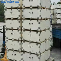 Caisse en bois contreplaqué Saifan sans clous, renforcée en acier zingué, pliable/démontable, haute capacité, certifiée, garantie 1 an