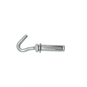 Ancre à expansion en acier de haute qualité, plaquée zinc, type J, avec manchon de crochet M16 pour poteaux muraux et chevilles chimiques - Product Image 2