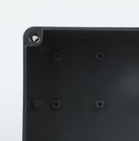 Scatola di giunzione elettronica in plastica ABS nera impermeabile IP65 250*150*100mm per elettronica e strumentazione