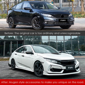 Accessori per auto paraurti anteriore Spoiler laterale Splitter per Honda Civic 10th Gen Modifications Body Kit stile <span class=keywords><strong>Mugen</strong></span> - Product Image 2