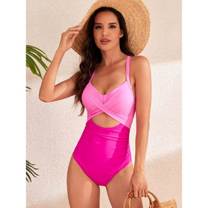 <span class=keywords><strong>Maillot</strong></span> <span class=keywords><strong>de</strong></span> <span class=keywords><strong>bain</strong></span> <span class=keywords><strong>une</strong></span> <span class=keywords><strong>pièce</strong></span> évidé pour femme, couleur unie, sexy, avec coussinets <span class=keywords><strong>de</strong></span> poitrine, en Spandex/Nylon, vente chaude, transfrontalier - Product Image 1