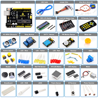 Kit de Démarrage Basique Keyestudio, Kit de Composants Électroniques pour Arduino UNOR3