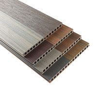 Plancher en bois plastique pour cour extérieure, terrasse, deuxième génération, co-extrusion, grain de bois, 3D en relief, anti-corrosion, parc