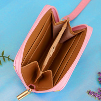 5 couleurs de haute qualité mignon Anime Sailor Moons PU portefeuille avec fermeture éclair pour les étudiants et les fans d'anime comme cadeau