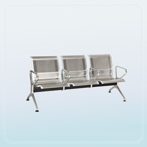 เก้าอี้เหล็กสำหรับนั่งรอแบบสามที่นั่ง แถวเดียว ทนทาน ใช้งานเชิงพาณิชย์ - Product Image 2