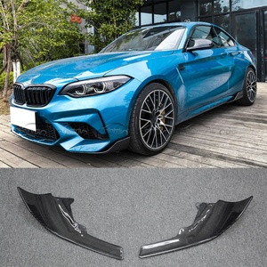 Para BMW F87 M2 Competition CS 2016+ Nuevo alerón delantero de carbono, faldones laterales, deflectores, canards, accesorio - Product Image 2