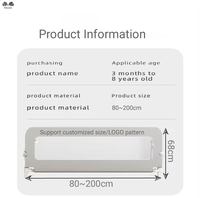 Barrière de lit pliable OEM en tissu Oxford, cadre métallique facile à installer, portable, anti-chute, certifiée CE, rangement facile