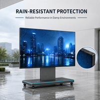 Pantalla LED Todo en Uno de 135 Pulgadas 16:9 3000x1687.5mm P0.93 P1.25 P1.86 de Paso Fino, Plegable y Elevable