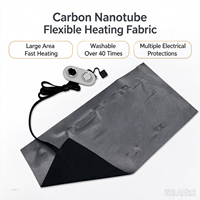 Coussin chauffant rechargeable USB 5V sur mesure avec contrôleur à interrupteur pour le traitement des vêtements