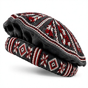 Gorros Afganos para Hombre al por Mayor, Gorro Pakol de Lana Hecho a Mano de Primera Calidad, Gorro Tradicional Chitrali Pashtun para Invierno, Gorros Afganos para Hombre Suaves y Cálidos OEM - Product Image 3