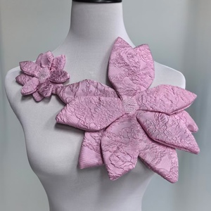 Applique brodée en dentelle <span class=keywords><strong>3D</strong></span> ZSY avec fleurs, pierres et perles, patchs floraux <span class=keywords><strong>3D</strong></span> pour chapeaux et vêtements - Product Image 2