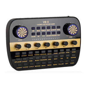 Carte son Demao V8II <span class=keywords><strong>2022</strong></span>, nouvelle carte son multifonctionnelle, microphone pour casque externe USB, téléphone portable, ordinateur, <span class=keywords><strong>PC</strong></span>, diffusion en direct - Product Image 6