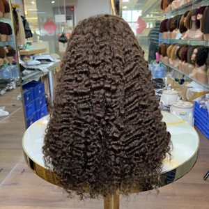 High Quality Burmese Curly Wig in 5X5 100 Human Hair Vibrant Blonde Tones Dense Bouncy Curls Modern Wear - Product Image 1