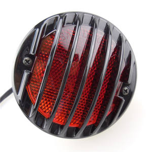 Accessoires pour motos, feu arrière LED rond pour moto, feu arrière LED rétro modifié, feu stop - Product Image 6