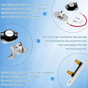 Elemento Calefactor para Secadora WP3387747 1600 1999W para Secadoras Whirlpool Cabrio, Kenmore Elite, Maytag, Bravos, Repuesto - Product Image 6