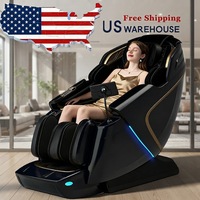 Silla de Masaje de Gravedad Cero 4D SL Track con Compresión de Aire para Todo el Cuerpo, Entrega Local en EE. UU., Marca YITOUCH, Lujosa para el Hogar