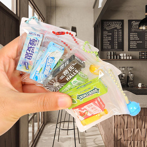 Simulated Food Toy Keychain <b>Mini</b> Decompression Acrylic Portable Anime Style Keychains For <b>Backpack</b> Phone Case Refrigerator - Product Image 2