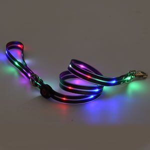 Yeni varış Led ışık köpek tasma naylon anti-kayıp yansıtıcı ayarlanabilir gece güvenlik yanıp sönen Led köpek tasma - Product Image 1