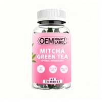 Bonbons gélifiés pour adultes stimulant le métabolisme avec extrait de thé vert matcha EGCG et vitamine C - Vitamines