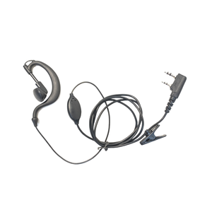 Baofeng UV-5R El Tipi Çift Yönlü Telsiz Walkie Talkie BF-888s UV-82 PTT Mikrofonlu Kulaklık 2-Pin K Portlu Kulaküstü Kulaklık 125cm Özel - Product Image 4