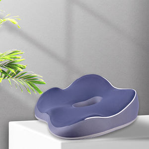 Beezin Gel Infundido Alta Espuma Soporte para la espalda Cuello Viscoelástico Pu Oficina Silla ortopédica Cojín de asiento de espuma viscoelástica - Product Image 2