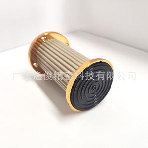 Yijun Cylindrical Plastic <b>Sofa</b> Legs 887B Brown <b>Gold</b> Color Modern Minimalist Luxury Furniture Accessories Easy Installation - Product Image 5