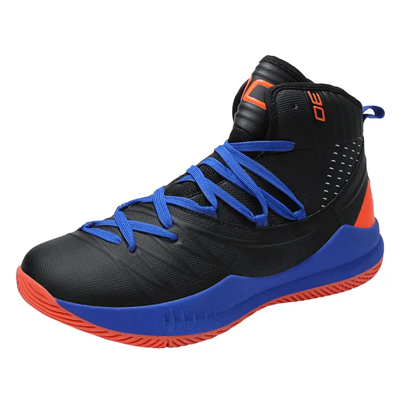 Youth High-top Basketball Shoes Student Shock-absorbing Boots Breathable Sports Shoes