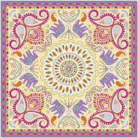 Tapis de Mahjong américain vintage imprimé corail hippocampe, antidérapant, insonorisant, pliable
