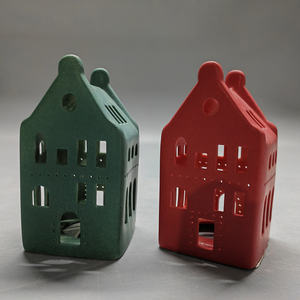 Venta al por mayor de figuritas decorativas de cerámica pintadas adornos iluminados para la decoración del <span class=keywords><strong>hogar</strong></span> - Product Image 6