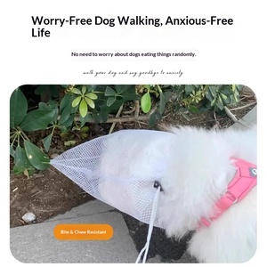 Maschera per cani da esterno anti-morso e anti-leccamento in rete per tutte le stagioni - Product Image 3