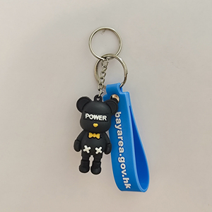ZP-Popular <span class=keywords><strong>llavero</strong></span> sónico en forma de dibujos animados en 3D Material de PVC ligero con aleación para regalos promocionales y accesorios para bolsos - Product Image 4