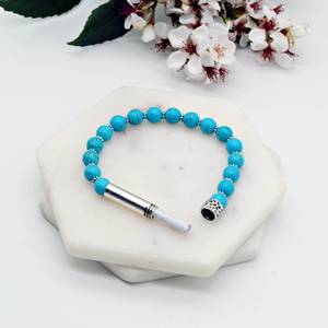 Semi-Precious Stone Beaded <b>Bracelet</b> Secret Message Inside <b>Bracelet</b> Inspirational Jewelry Unique Gift - Product Image 4