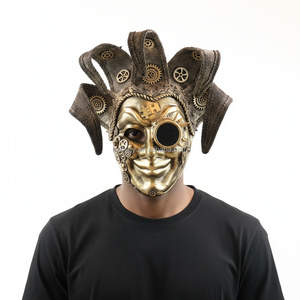 Masque <span class=keywords><strong>de</strong></span> <span class=keywords><strong>clown</strong></span> steampunk <span class=keywords><strong>de</strong></span> haute qualité pour les fêtes d'Halloween, les événements costumés, les déguisements, la décoration <span class=keywords><strong>de</strong></span> costumes - Product Image 1