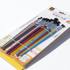 Kit de Arte para el Aula Escolar, Materiales de Dibujo para la Educación Artística Infantil, Lápices de Colores, Pincel Negro, Juego de Pinceles para Suministros de Arte - Product Image 4
