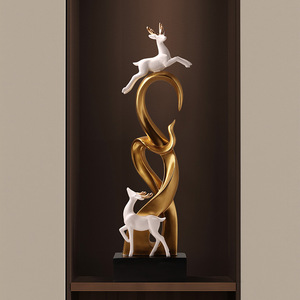 Mới phong cách Trung Quốc động vật nhựa gió lên lối vào Làm Giàu hốc phòng khách Tủ TV Tân gia trang trí quà tặng - Product Image 3