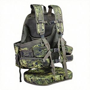 Chaleco Táctico de Caza para Hombre, Estilo Militar, con Bolsillos, Diseño Woodland, Multibolsillos y Asiento Acolchado - Product Image 1