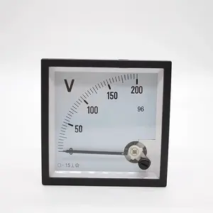 Pointer type DC voltmeter 200V shape 96*96mm meter