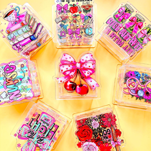 ที่ใส่ปากกาอะคริลิคใสลายพยาบาล/หมอ/ศาสนา/เชอร์รี่  กล่องใส่ปากกา/อุปกรณ์เครื่องเขียน - Product Image 1