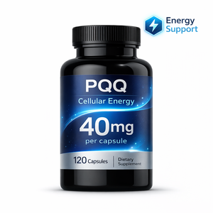 Capsule PQQ 40mg, Integratore Energetico Cellulare, Supporto per la Salute Cerebrale e Energetica Mitoclonale, 120 Capsule OEM - Product Image 1