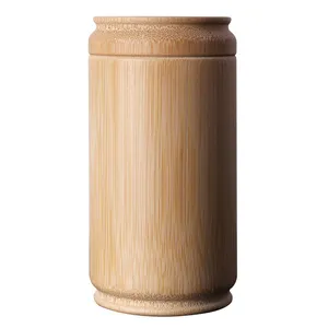 Cercueil pour petits animaux en bambou écologique, tube de dispersion - Product Image 1