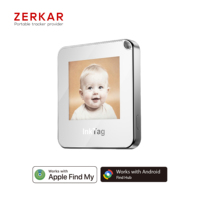 Traceur intelligent en silicone E-Ink pour clés, compatible Google Find My, étanche, avec batterie rechargeable, pour la localisation des objets.