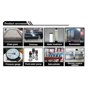 Chaudière à mazout thermique Chaudière à mazout thermique de 1200 kilowatts industrie de transfert de chaleur de tube de feu automatique horizontal avec sortie de vapeur - Product Image 6