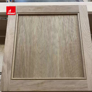 Muebles <span class=keywords><strong>de</strong></span> Lujo Personalizados Alland, Gabinetes <span class=keywords><strong>de</strong></span> Baño con Puerta <span class=keywords><strong>de</strong></span> Panel <span class=keywords><strong>de</strong></span> Madera Maciza <span class=keywords><strong>de</strong></span> Roble Blanco, con Acabado Inteligente y Diseño Acanalado para el Hogar - Product Image 6