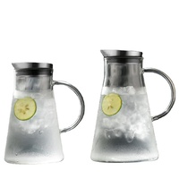 Design moderne de luxe gobelet en verre 12oz infuseur à thé tasse/tasse faite à la main sans plomb BPA pour café boissons usage manuel uniquement