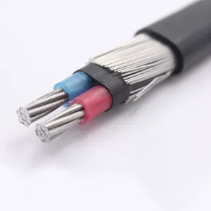 Cable concentrador conductor de aluminio, fabricante profesional, 10mm2 16mm2 25mm2