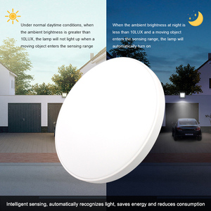 Hot bán AC220V thông minh trong nhà 360 độ LED lò vi sóng Radar ánh sáng trần 18W 20W 32W Vòng LED bảng điều chỉnh đèn cho phòng ngủ - Product Image 5