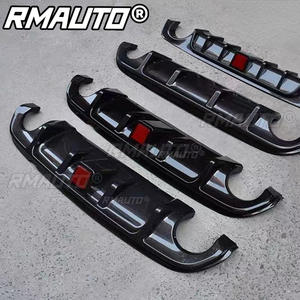 Diffuseur arrière Q50 en fibre de carbone, spoiler de pare-chocs arrière, kit carrosserie avec feu stop pour Infiniti Q50 2014-2021 - Product Image 2