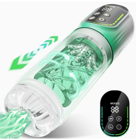 Godet de masturbation intelligent pour homme adulte en TPE, jouet sexuel vibrant et sonore avec fonctions douces pour hommes