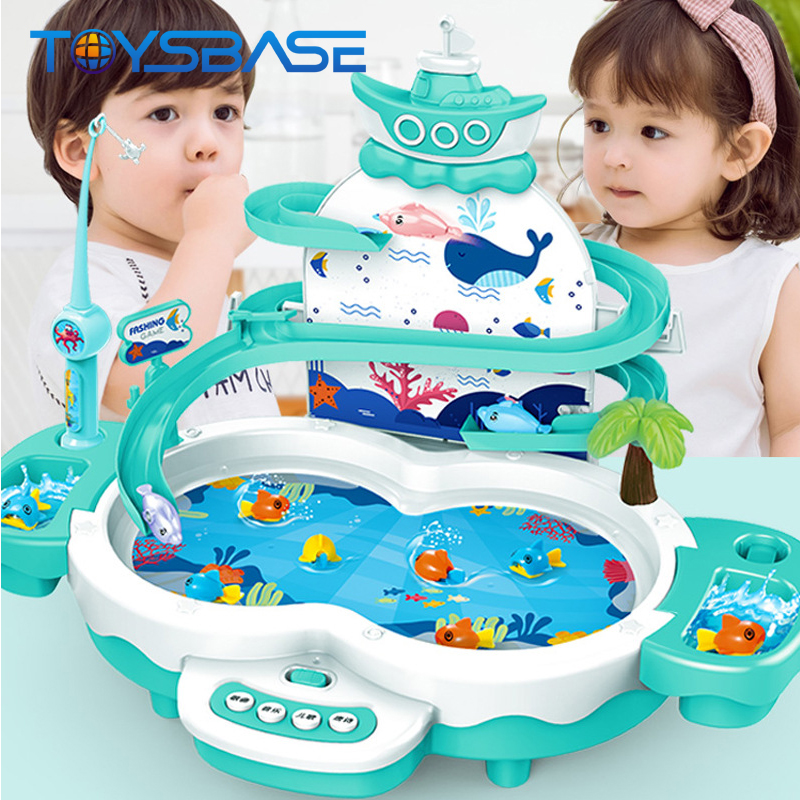 3 в 1 Рыбалка Настольный светильник | Многофункциональные электрические массажи для детей игра рыбалка трек игрушки